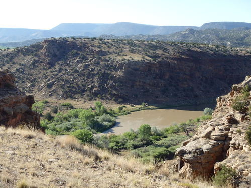 GDMBR: Our view south of the Rio Chama.